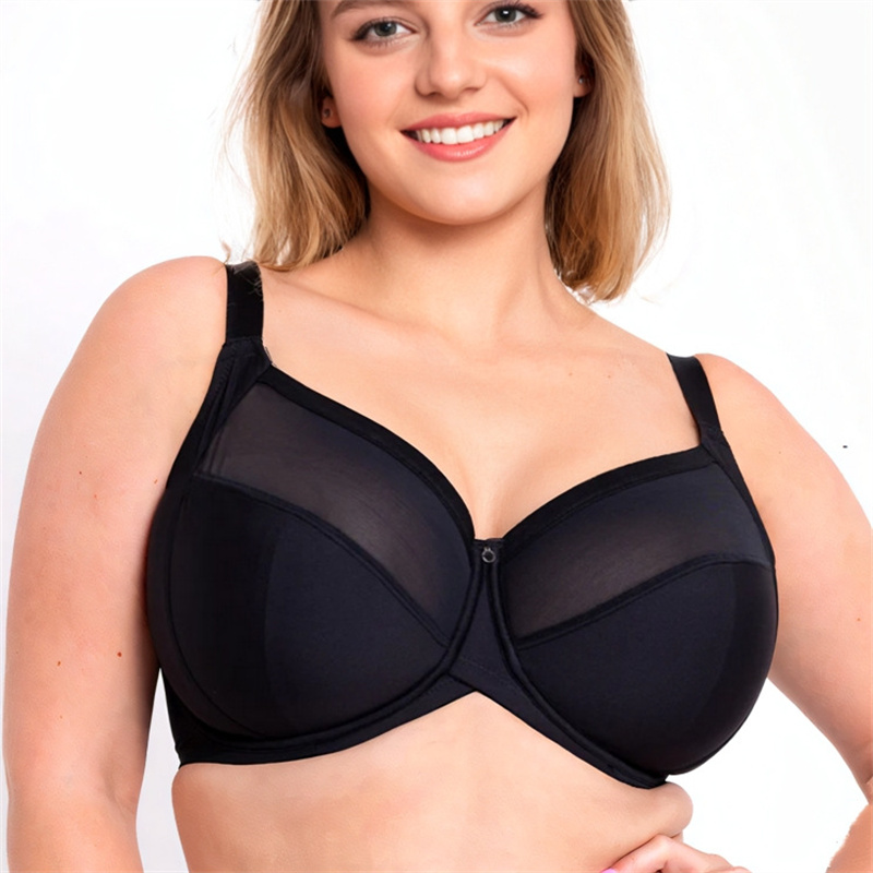 Cotton Bra Everyday - Plus Size Lingerie Large Cup Size